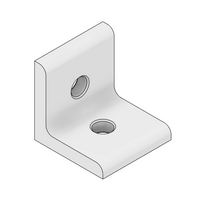 MODULAR SOLUTIONS ANGLE BRACKET&lt;BR&gt;30MM TALL X 30MM WIDE WITH STAINLESS STEEL HARDWARE
